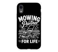 Custodia per iPhone XR Mowing Partner For Life - Rasaerba Duo