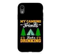 Custodia per iPhone XR My Camping Friends Have Drinking Hiking Camper Adventure