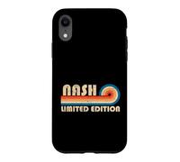 Custodia per iPhone XR NASH Surname Retro Vintage 80s 90s Birthday Reunion