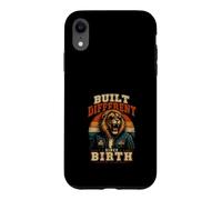 Custodia per iPhone XR Nato diverso - Leone design retro