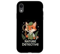 Custodia per iPhone XR Nature Explorer Detective Fox - Lente d'ingrandimento per bambini