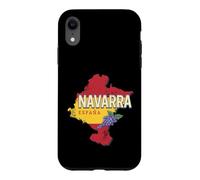 Custodia per iPhone XR Navarra Spagna Regione retrò Vitigni Vino vintage Souvenir