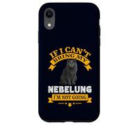 Custodia per iPhone XR Nebelung Se non posso portare il mio gatto non vado