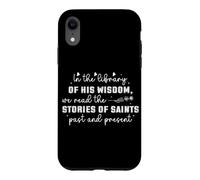 Custodia per iPhone XR Nella Biblioteca della Sua Saggezza: Storie di Santi