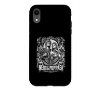 Custodia per iPhone XR Nero E Poppaea Roma Brucia Per Vanità Antica Roma