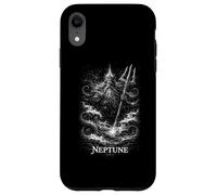 Custodia per iPhone XR Nettuno il dio dell'oceano con un tridente nel mare mitico
