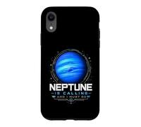 Custodia per iPhone XR Nettuno sta chiamando e devo andare Blue Gas Planet Space Lover