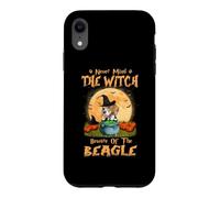Custodia per iPhone XR Never Mind The Witch Attenti al cane Beagle Halloween