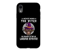 Custodia per iPhone XR Never Mind The Witch Beware Of Labrador Dog Halloween