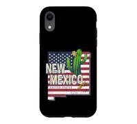 Custodia per iPhone XR New Mexico negli Stati Uniti con mappa souvenir USA
