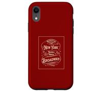 Custodia per iPhone XR New York City Broadway NYC Teatro musicale Città turistica
