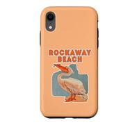 Custodia per iPhone XR New York Rockaway Beach Vacanze Pelicano Grafica Surfing Outfit