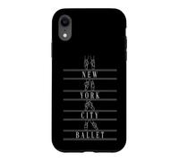 Custodia per iPhone XR New York Vintage Retro Style Design Ballet Dancing