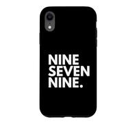 Custodia per iPhone XR NINE SEVEN NINE Codice area 979 College Station TX Texas Stati Uniti d'America