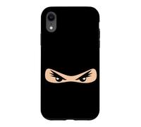 Custodia per iPhone XR Ninja Eyes - Costume da guerriero giapponese da combattente di karate