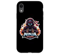 Custodia per iPhone XR Ninja Gamer Video Gioco Amante Di Gioco Ragazzi Teen Bambini Giocare