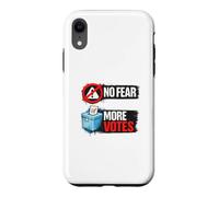 Custodia per iPhone XR No Fear More Vots Democracy Voting Design