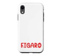 Custodia per iPhone XR Nome gatto Figaro Gifts All I Need Is Coffee Cat Named Figaro