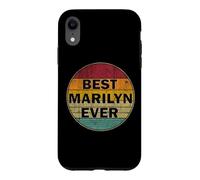 Custodia per iPhone XR Nome personalizzato Marilyn I love Marilyn Retro stile vintage