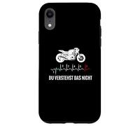 Custodia per iPhone XR Non capisce la silhouette della moto con le marce ECG