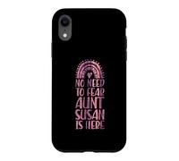 Custodia per iPhone XR Non c'è bisogno di temere zia Susan è qui Nome Rainbow Auntie