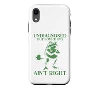 Custodia per iPhone XR Non diagnosticato, ma qualcosa non è giusto, strano umorismo rana