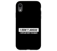 Custodia per iPhone XR Non discuto, spiego perché ho ragione