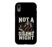 Custodia per iPhone XR Non è una notte silenziosa - Babbo Natale divertente e duro