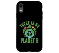 Custodia per iPhone XR Non esiste un pianeta B Retro Riciclare il cambiamento climatico Giornata della Terra