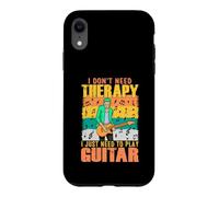 Custodia per iPhone XR Non ho bisogno di terapia Ho bisogno di suonare la chitarra