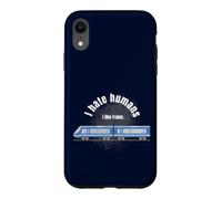 Custodia per iPhone XR non mi piacciono le persone e amo treni nerd autista vari ASS