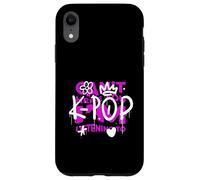 Custodia per iPhone XR Non riesco a sentirti, sto ascoltando Kpop Korean Fangirl Fanboy