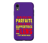Custodia per iPhone XR Non sono PERFETTO ma SUPPORTRICE LENS