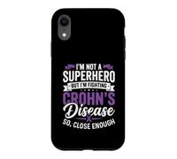Custodia per iPhone XR Non sono un supereroe ma sto combattendo la malattia di Crohn