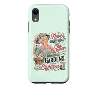Custodia per iPhone XR Non sottovalutare mai una vecchia che fa ancora giardinaggio in lei 80