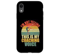 Custodia per iPhone XR Non sto urlando Questo è il mio coaching Voice Gymnastics Coach