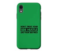 Custodia per iPhone XR Non trattare il tuo trambusto laterale come il tuo pezzo