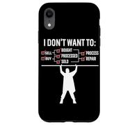 Custodia per iPhone XR Non voglio vendere comprato elaborato venduto Processo Repai