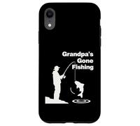 Custodia per iPhone XR Nonno Andato Pesca Divertente Pescatore Nonno Hobby All'aperto