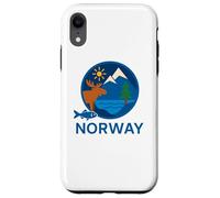Custodia per iPhone XR Norway Adventure - Nordic Nature Travel Gift, all'aperto