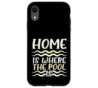 Custodia per iPhone XR Nuotatore Humor Home I Dove La Piscina Nuota