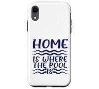Custodia per iPhone XR Nuotatore Humor Home I Dove La Piscina Nuota