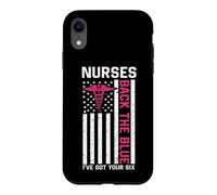 Custodia per iPhone XR Nurse Back The Blue I've Got Your Six American Flag