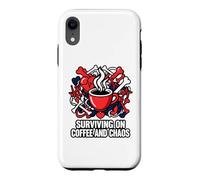 Custodia per iPhone XR Nurse Life Surviving On Coffee And Chaos ER