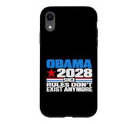 Custodia per iPhone XR Obama 2028 Since Rules Don't Exist Anymore
