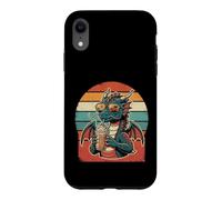 Custodia per iPhone XR Occhiali da sole retrò Dragon Ice Coffee Summer Vibes