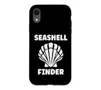 Custodia per iPhone XR Ocean funny minimalist shells Simple quote finder Seashell