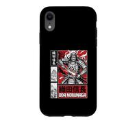 Custodia per iPhone XR Oda Nobunaga Samurai Signore della guerra giapponese Sengoku