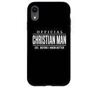 Custodia per iPhone XR Official Christian Man Est. Before I Knew Better Mens