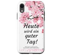 Custodia per iPhone XR Oggi è una bella giornata, soddisfazione, tedesco